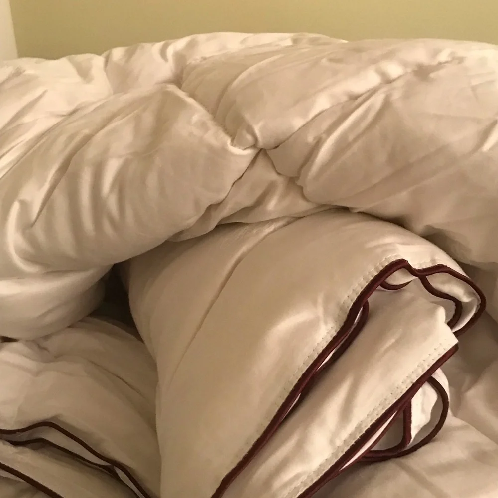 Brand New Brooks Brothers Turkish Cotton Comforter, Queen